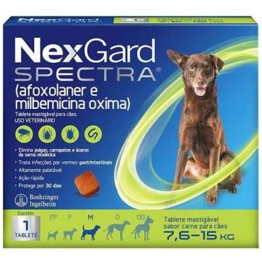 Imagem de Nexgard Spectra Para Cães De 7,6 A 15Kg - 1 Tablete - Nex Gard Spectra