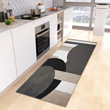 Imagem de SHENGANG Tapete de cozinha entrada para casa quarto sala de estar decoração infantil tapete corredor cabeceira do banheiro tapete antiderrapante, 6,60 cmx200 cm
