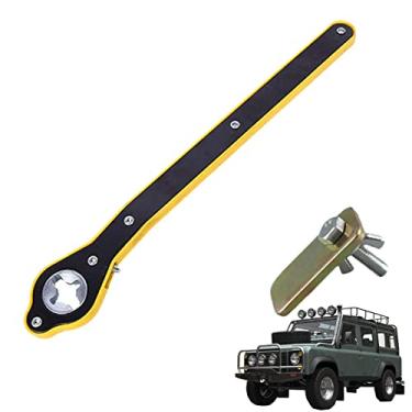 Imagem de Chaves Jack de carro - Carro Jack Wrench Manual Jack Ratchet com Handle Labor-Saving,Chave de macaco para veículo, ferramenta de alça de velocidade de elevação para agem