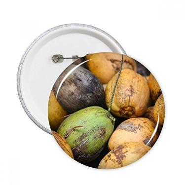 Imagem de Imagem de Mamão Fresco Fotografia Natureza Pinos Redondos Emblema Botão Decoração Acessório 5 peças
