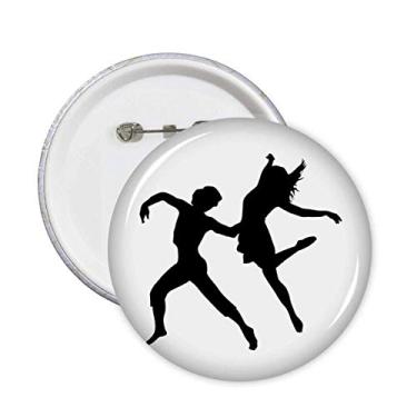 Imagem de Alfinetes Duet Dance Dancer Sports Performance Broche Emblema Botão Decoração 5 peças