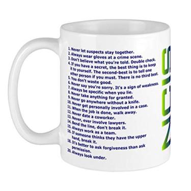 Imagem de BSM Caneca Cerâmica Gibbs Rules NCIS 325 ml