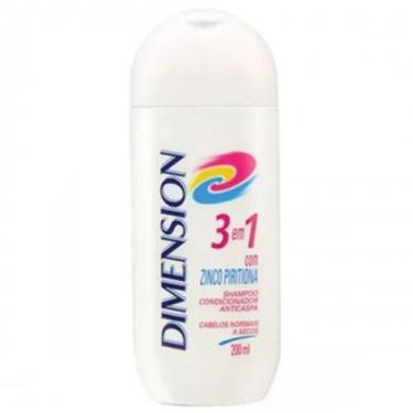 Imagem de Shampoo Dimension 3 Em 1 Seco 200ml - Unilever