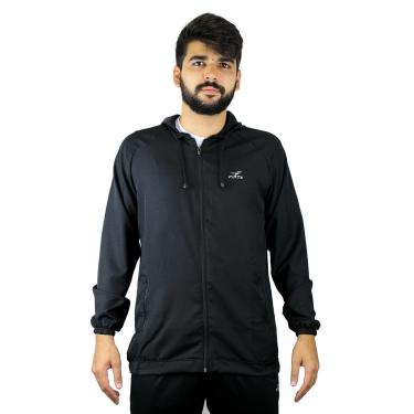 Imagem de Jaqueta Impermeável Corta Vento Runner Finta Preta-Masculino