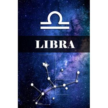 Imagem de Diário de Libra: Caderno do signo do zodíaco de Libra. Diário fofo para entusiastas da astrologia.