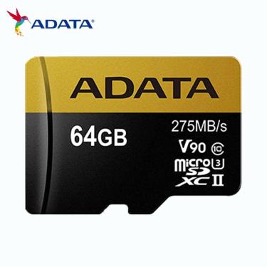 Imagem de Cartão de Memória ADATA 64GB 275MB/s U3 8K V90
