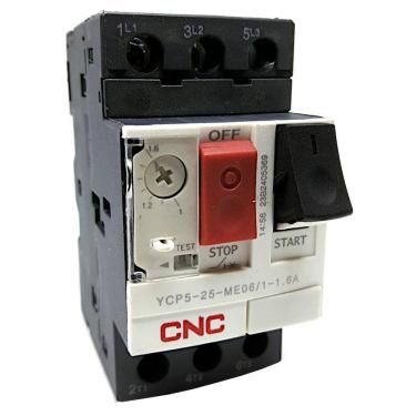 Imagem de Disjuntor Motor YCP5-25-ME06 Corrente 1 - 1.6A