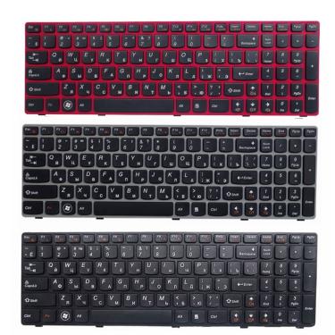 Imagem de Rússia novo teclado para lenovo g580 z580a g585 z585 g590 z580 ru teclado do portátil