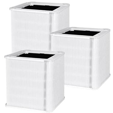 Imagem de Filtro de substituição Blue Pure 211+ True HEPA compatível com Blueair Blue Pure 211+ e Max Purificador de ar, pacote com 3
