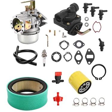Imagem de Carburador K241 K301 para motor Kohler 47-853-23-S 47 853 23-S para magnum série M10 M12 10 HP 12 HP, com bomba de combustível e filtro de ar 25 883 03-S1