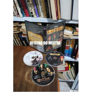 Imagem de DVD Piratas do Caribe (edição de colecionador, 03 discos): A maldição do Pérola Negra/ O baú da morte/ No fim do mundo