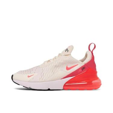 Imagem de Nike Tênis feminino Air Max 270, Vela/Hot Punch-aster Rosa-Branco, 36