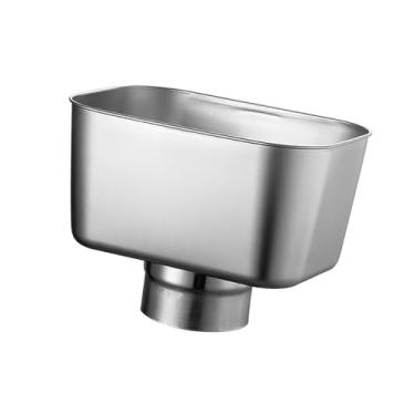 Imagem de Generic Adaptador de calha de drenagem, coletor de água de telhado para tubo de drenagem externo, conector de drenagem de calha de drenagem para casa ao ar, Diâmetro Do Tubo 76 Mm