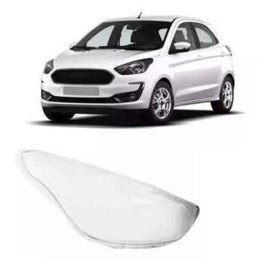Imagem de Par Lente Farol Dianteiro Ka 2019 2020 A 2023 Transparente - RP Lentes
