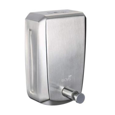 Imagem de Dispenser Saboneteira Inox Escovado 800ML - Noble  - Biovis