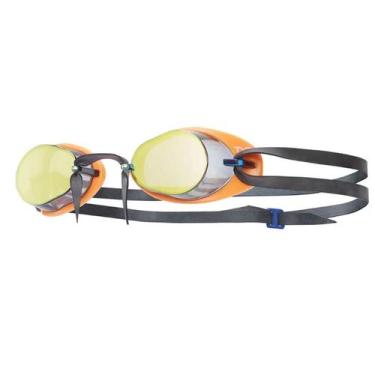 Imagem de Óculos De Natação Adulto Socket Rocket 2.0 Mirrored TYR, Laranja, Dour
