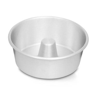 Imagem de Forma para pudim com tubo de alumínio fosco 18cm - Nigro (Cód.4043)