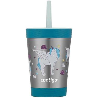 Imagem de Copo Térmico Inox Kids Unicórnio 354ml - Contigo - Invicta