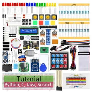 Imagem de Freenove Kit inicial RFID para Raspberry Pi 4 B 3 B+ 400, tutorial detalhado de 541 páginas, código Python C Java Scratch, 204 itens, 97 projetos