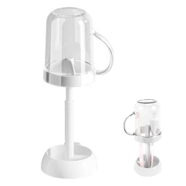 Imagem de Suportes de escova de dentes com capa, contém 3 compartimentos, compatível com escovas de dentes elétricas, suporte de escova de dentes elétrica, suporte de pasta de dente infantil para viagens,