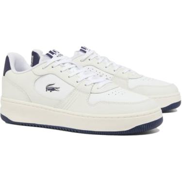 Imagem de Lacoste Conjunto de tênis masculino L001, Off Wht/Nvy, 44