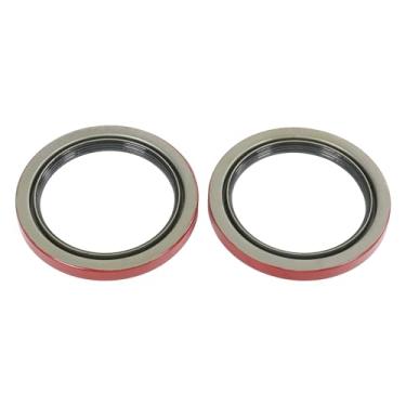 Imagem de RALZAOTO Selo de óleo unitizado da roda do cubo do reboque 370150BGO substituição para eixos Dexter 9K-10K GD 7.3 cm x OD 9.9 cm peças de reposição # 010-051-02, 010-051-00 (2PCS)