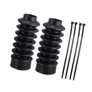 Imagem de TUCKBOLD 2 peças de proteções de garfo dianteiro de motocicleta capas de amortecedores de 39 mm universais para Harley Sportster XL883 1200 para peças automotivas ATV UTV