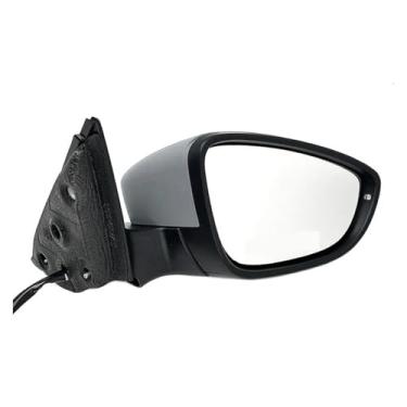 Imagem de DACOLWZING Conjunto de espelho retrovisor elétrico, vidro aquecido, seta, 6 fios, compatível com JETTA 2011-2018(Gray Left)