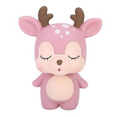 Imagem de Cofrinho fofo de cervo, cofrinho de plástico inquebrável para crianças, adultos, aniversário