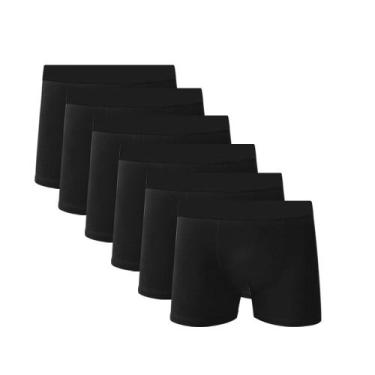 Imagem de Kit 6 Cuecas Box Algodão Varias Cores Masculino Adulto - QLC SPORT