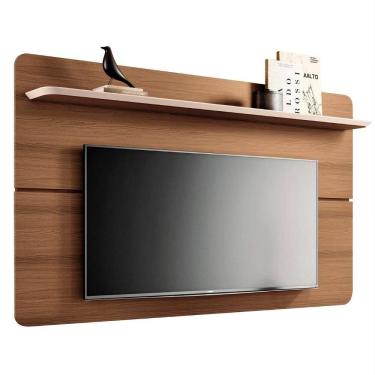 Imagem de Painel 70 Pol 180cm Suspenso Hera H01 Castanho-off White - Mpozenato