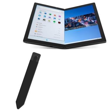 Imagem de BoxWave Bolsa Stylus compatível com Lenovo ThinkPad X1 Fold - Stylus PortaPouch, suporte para caneta Stylii portátil autoadesivo - Preto
