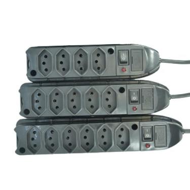 Imagem de Filtro de Linha 6 Tomadas Bivolt Com Fusivel - Prismatec - Daneva