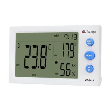 Imagem de Termo-higrômetro digital minipa com sensor interno e externo mt-241a