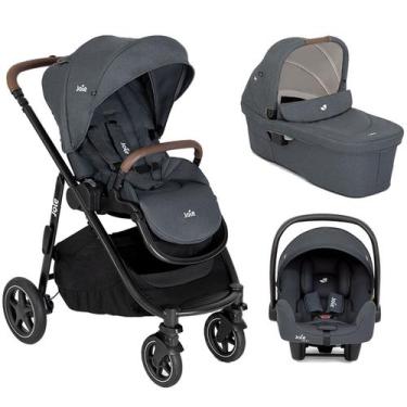 Imagem de Carrinho de Bebê Joie Versatrax 3 em 1 Berço Passeio Moisés com Bebê C