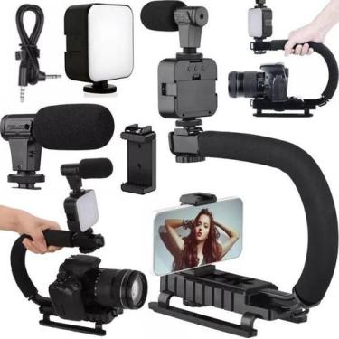 Imagem de Estabilizador Imagem Câmera Dslr Suporte Celular Steadicam - Leffa Sho