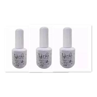 Imagem de Kit 3 Ultra Selante Top Coat Lirió Porcelana Gel Finalizador - Lirio