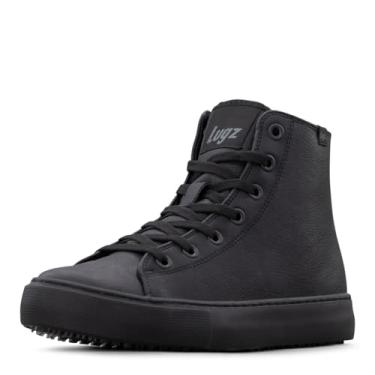 Imagem de Lugz Tênis feminino Stagger Hi antiderrapante clássico para trabalho, Preto, 39