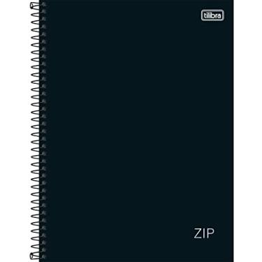 Imagem de Tilibra - Caderno Espiral Capa Dura Universitário 20 Matérias Zip Preto 320 Folhas