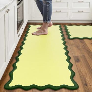 Imagem de Arenarug Tapetes de cozinha recortados para chão acolchoados antifadiga tapetes de cozinha impermeáveis antiderrapantes, C7