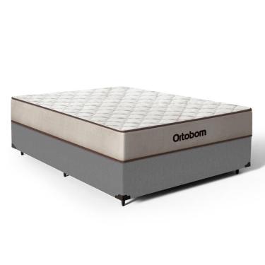 Imagem de Cama Box com Colchão de Espuma D60 Double Face Force Dream - Ortobom Casal 138cm