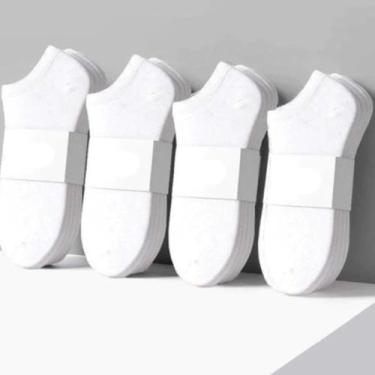 Imagem de Kit 24 Pares Meias Soquetes ótima qualidade unissex - Malaysia Collect