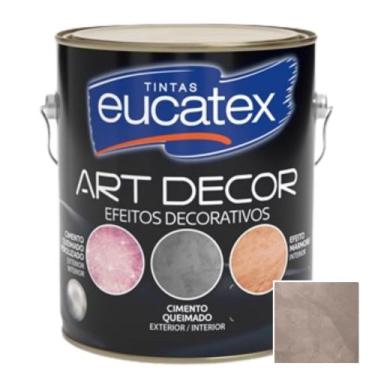 Imagem de Tinta Efeito Cimento Queimado Perolizado Cor Elephant 3,7Kg Eucatex