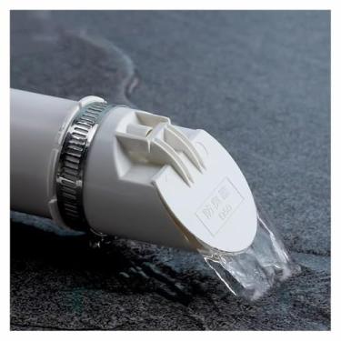 Imagem de Valves, ∅50-160mm PVC Drain Pipe Check Valve for Sewage Septic Tank, Self-gravity Closed/Magnetic Deodorant Cover(160mm Horizontal)