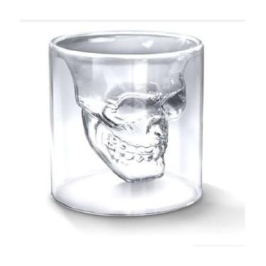 Imagem de Genuine Fred Copo de shot de caveira de cristal DOOMED