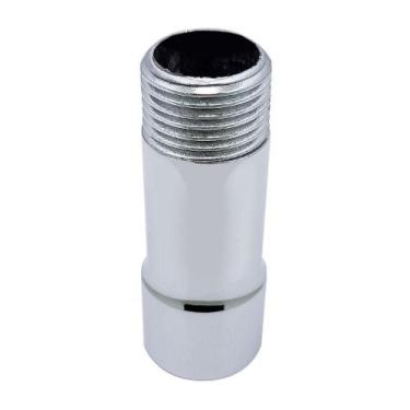 Imagem de Extensor Aumento Prolongador Médio 6cm Cromado Para Torneira E Chuveir