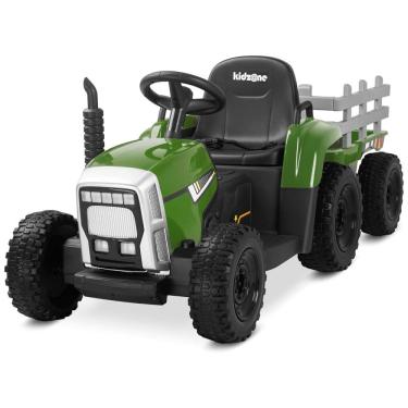 Imagem de Trator elétrico infantil com pneus EVA e motores duplos de 35W - 12V7AH Premium, Kidzone