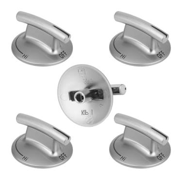 Imagem de Pacote com 5 puxadores de queimador de superfície 7733P410-60 compatíveis com fogão a gás Whirlpool May-tag/Jenn-Air/Kitchen-Aid, peça de substituição 74007733, AP5668987, PS2375871, AP6011505