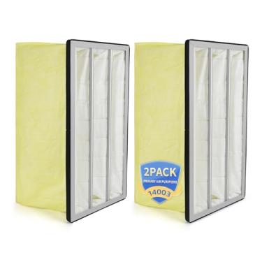 Imagem de Filtro de ar interno MERV 14 de 61 x 30 cm compatível com JET AFS-1000B AFS-1000C 708733 e JDS Air-Tech HP Air-Tech 750-ER 14003 e Powermatic 1791082 filtro de substituição sintético, 2 peças