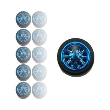 Imagem de Rodas De Modelo De Brinquedo Em Escala 1/64 Com Pneus De Borracha Lisa